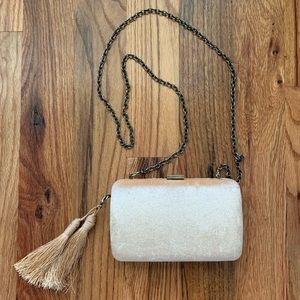 Anthropologie Polly Velvet Clutch